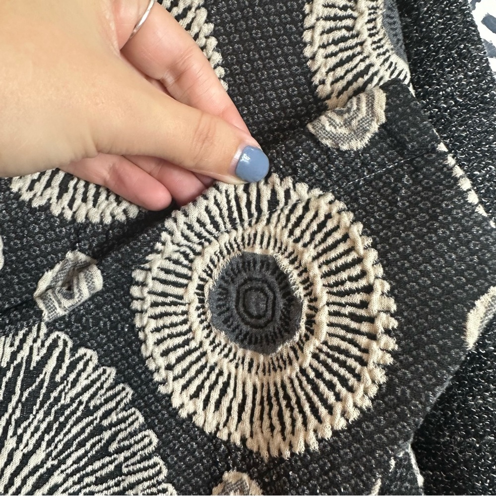 Mystree Bohemian Open Front Cardigan With Pockets FLAW - Picture 5 of 13